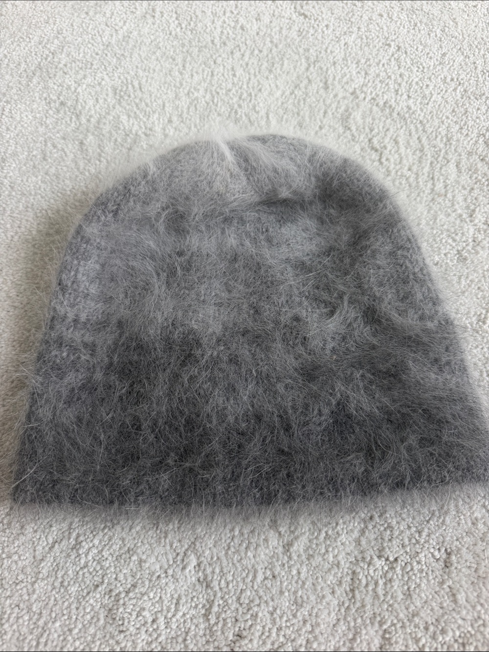 Talula Kids Fuzzy Gray Beanie Hat